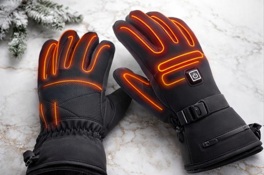 Winter Heated Gloves With Battery Box