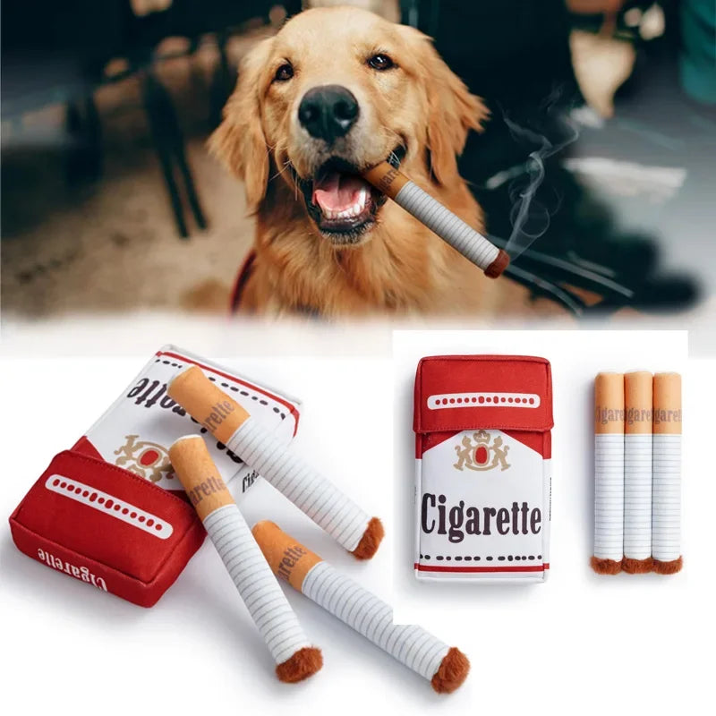 Large Dog Toy Fake Cigarettes