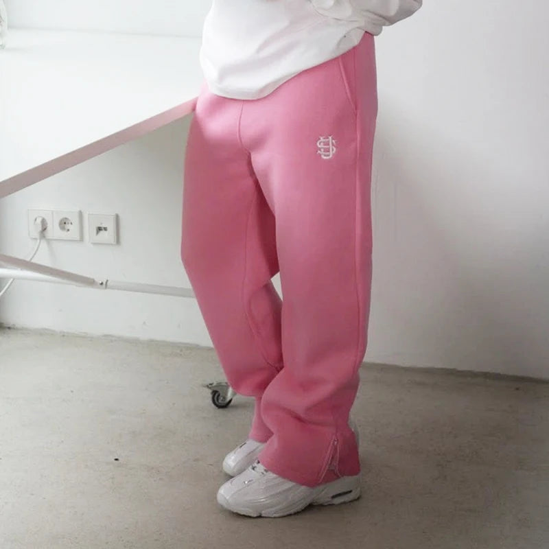 Zipper Sweatpants