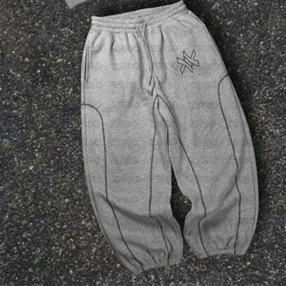 Casual Zipper Hoodie Sweatpant Two Piece Set