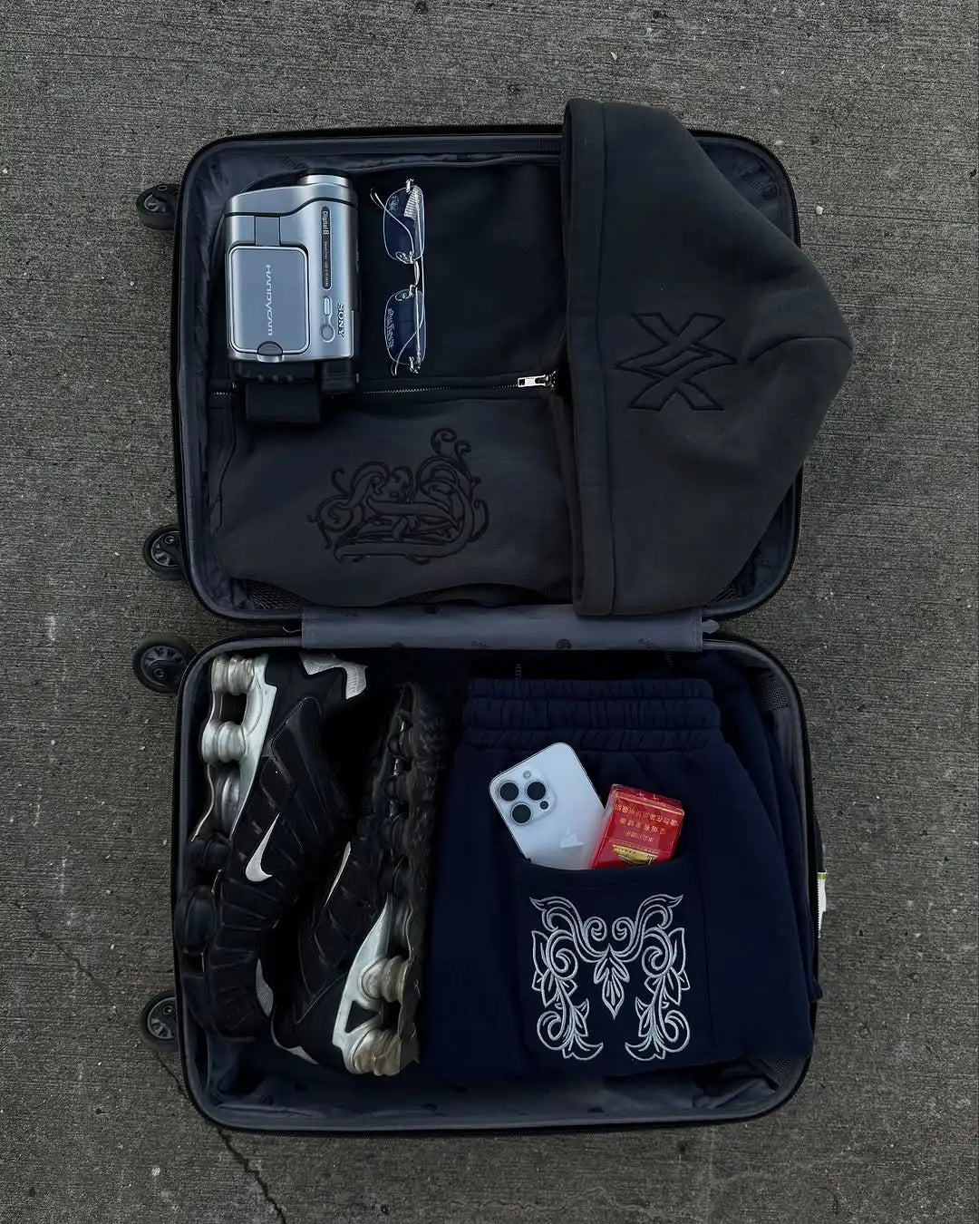 Casual Zipper Hoodie Sweatpant Two Piece Set