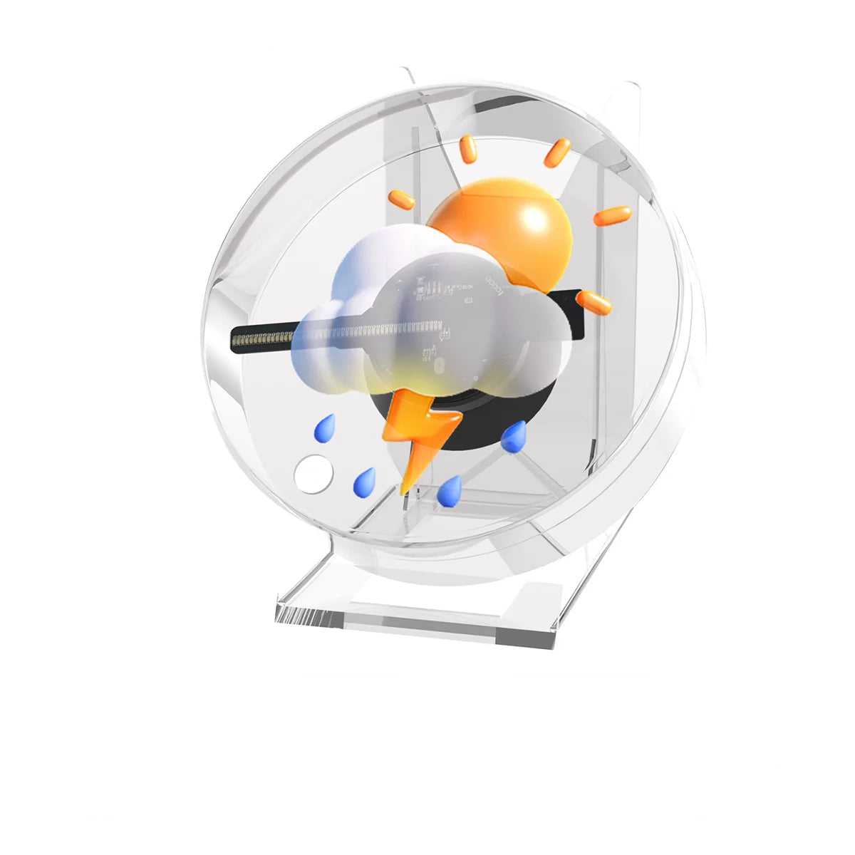 Mini Hologram Fan Projector LED