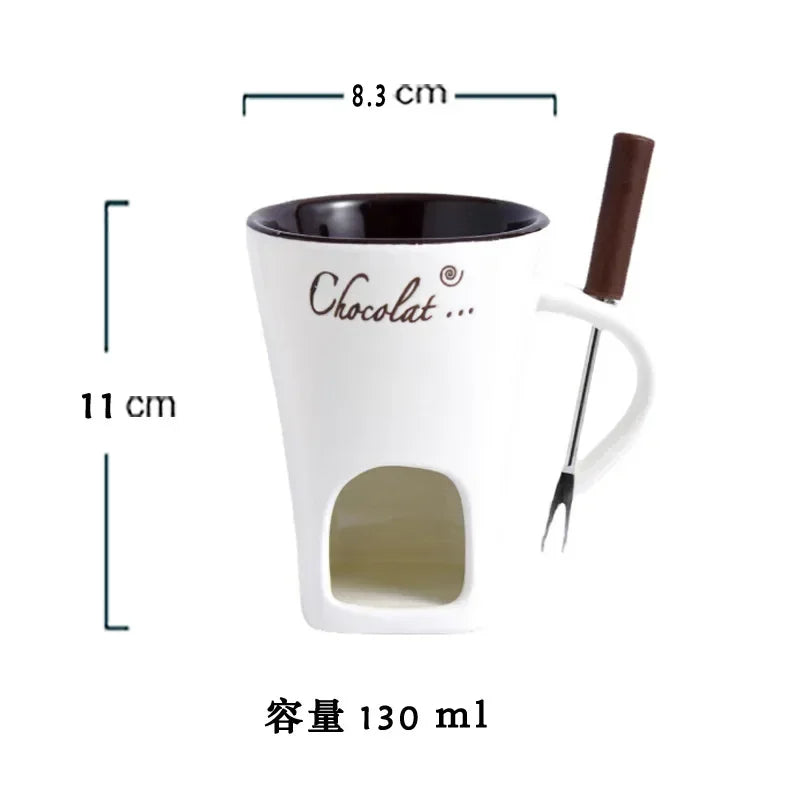 Candle Cup Chocolate Melting 130ML