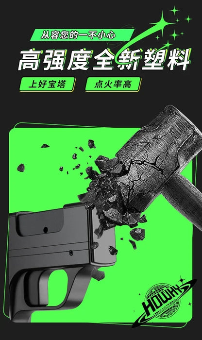 10PCS Pistol Style Lighters with 3 Cigarette Case